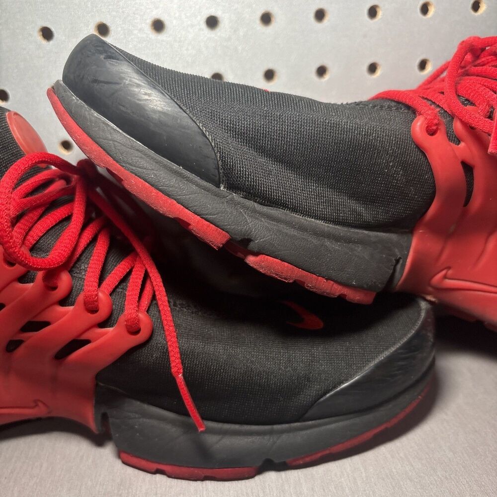 Nike Air Presto By You Mens Sz 9 Black Red Sneakers Running Shoes 846438-997 - Picture 12 of 15